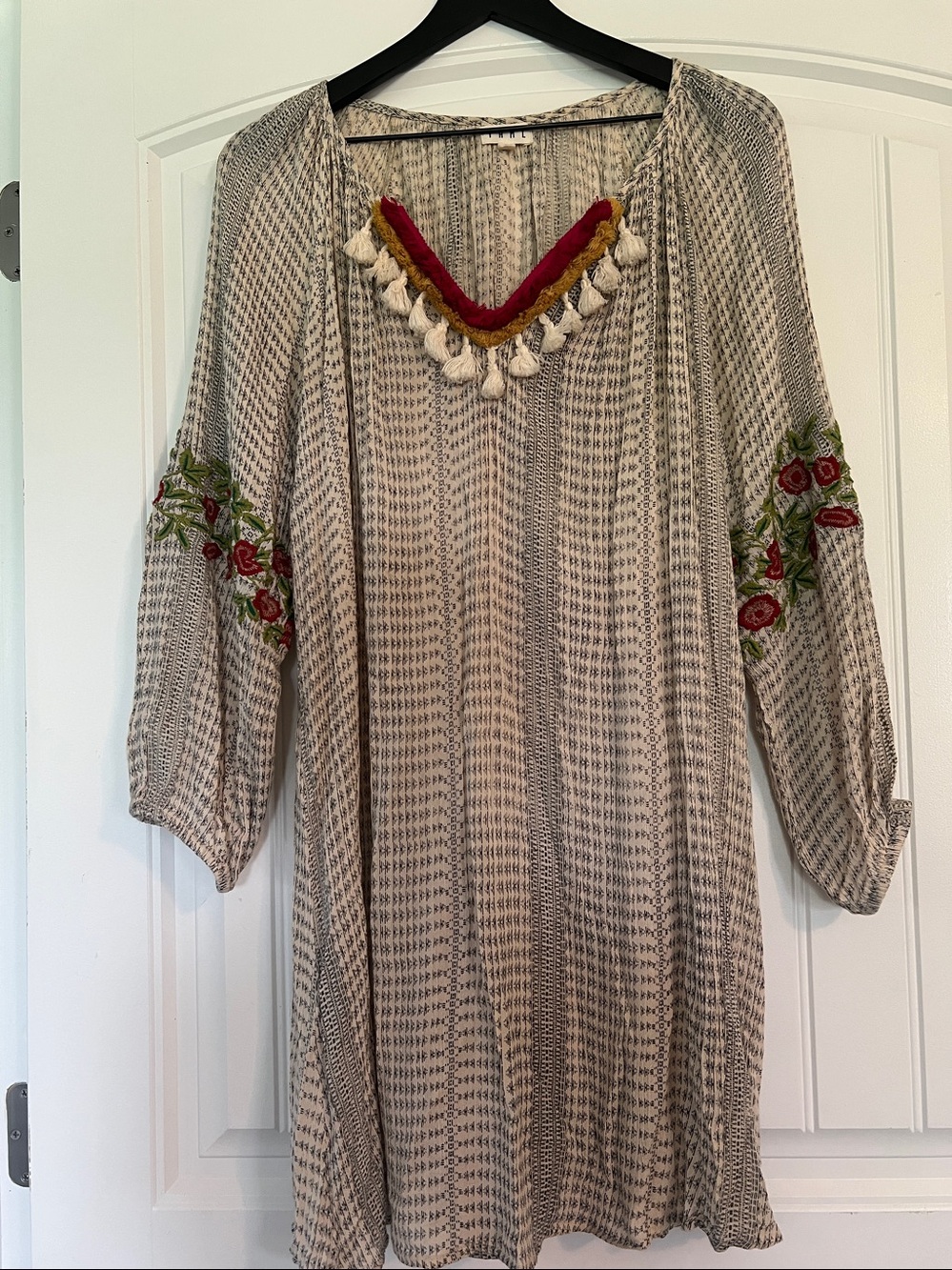 THML Just Because Embroidered BOHO Dress